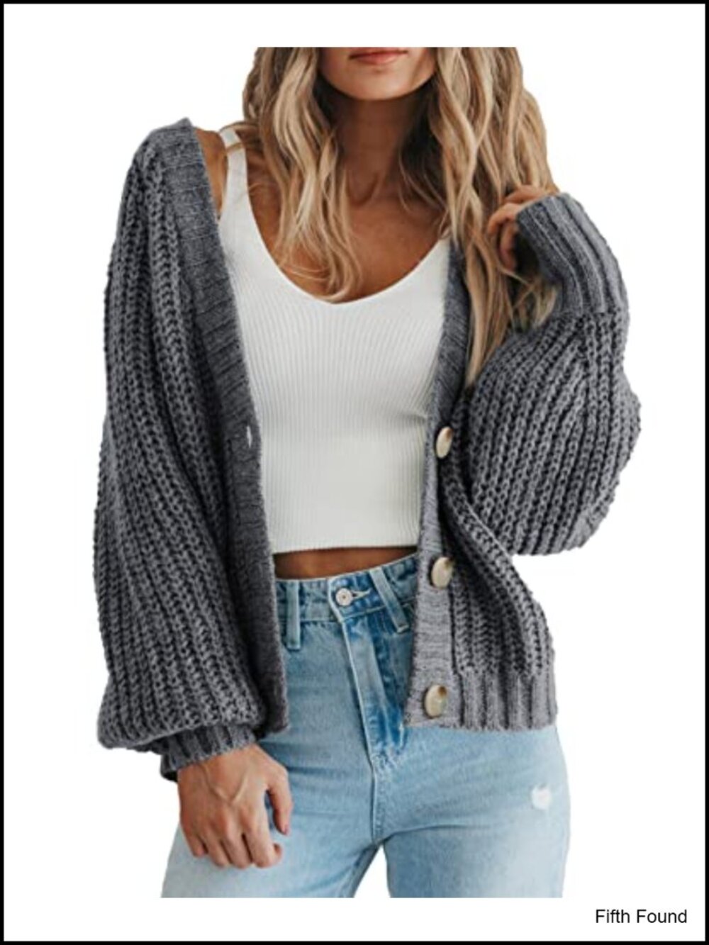 PRETTYGARDEN Women's Chunky Knit Open Front Cardigan